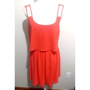 Accidentally in Love Womens Medium Cool Summer Mini Dress Pullover Stretch Waist